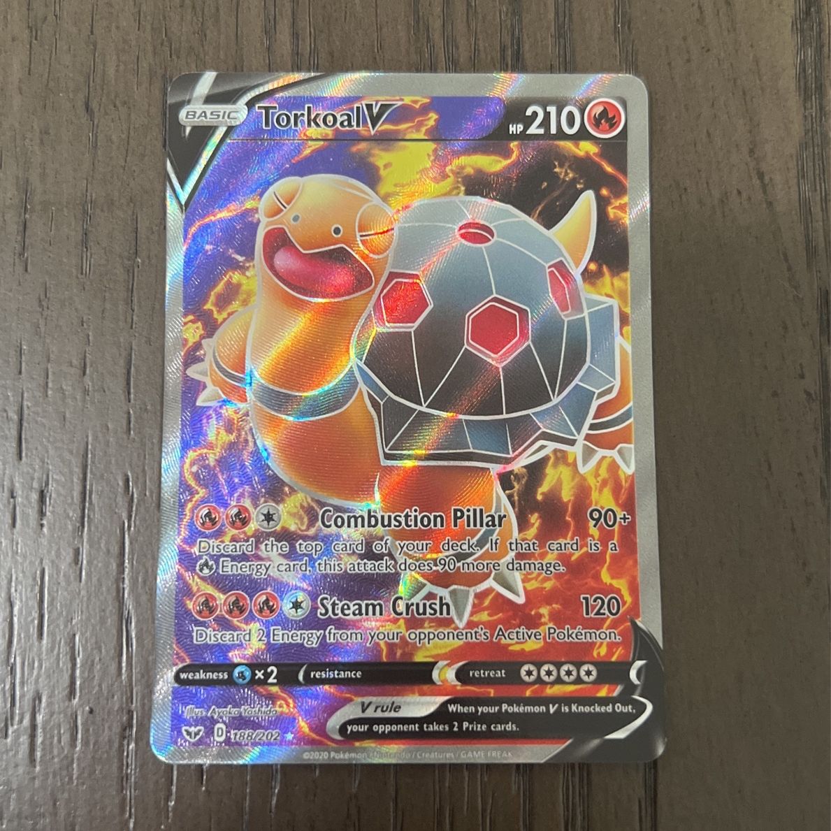 torkoal v pokemon card Cards & Artwork Weakness Water 2 Resistance None None Retreat Cost Torkoal V Pokmon Card for
