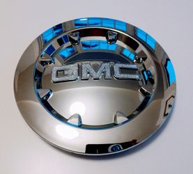 Two (2) GMC Yukon Sierra Wheel Center Cap Chrome 2007, 2008, 2010, 2011, 2012, 2013