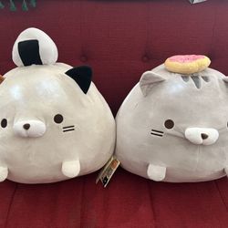 New Sasurai No Tabineco Mikemurasan Round Stuffed Toy Large (Amemorikun/Doughnut)
