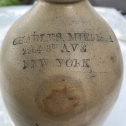 Merchant New York Stoneware Jug