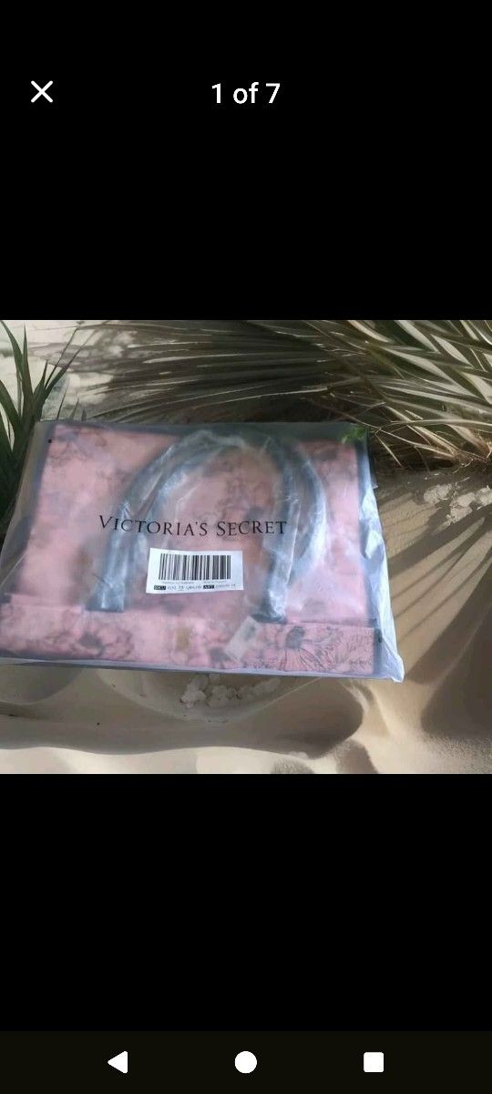 Victoria's Secret Pink Floral Tote