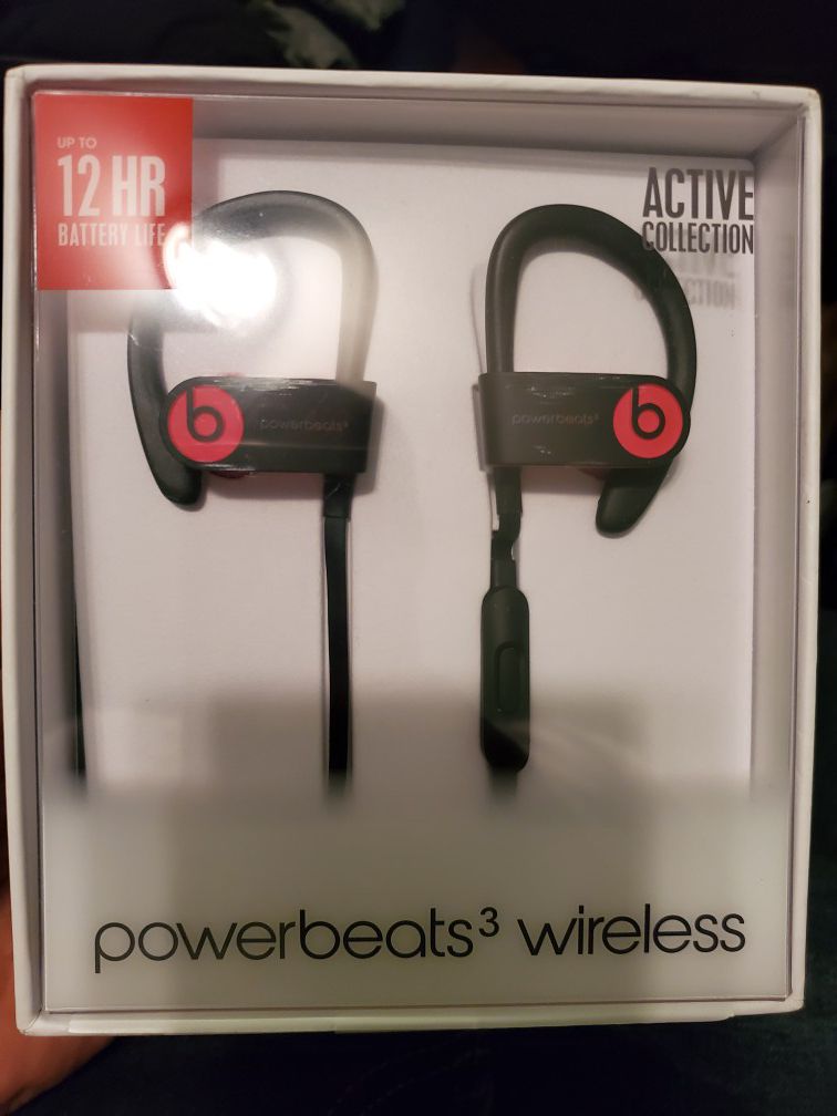 Powerbeats 3 (12hrs) Brand New $50
