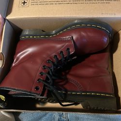 Dr. Martens cherry red
