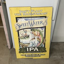 Sweetwater IPA Beer Sign (garage / Bar / Mancave Decor)