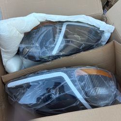 LED 3D DRL Projector Headlights 96-98 Honda Civic