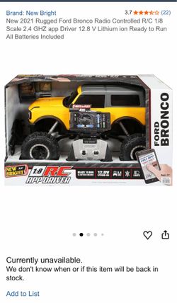 Hard to find Bronco RC Truck