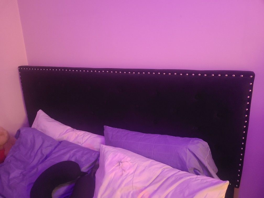 Full Bed Frame, Mattress And End Table