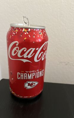 Kansas City Chiefs World Champions Super Bowl 2020 Coca Cola Can NFL Empty