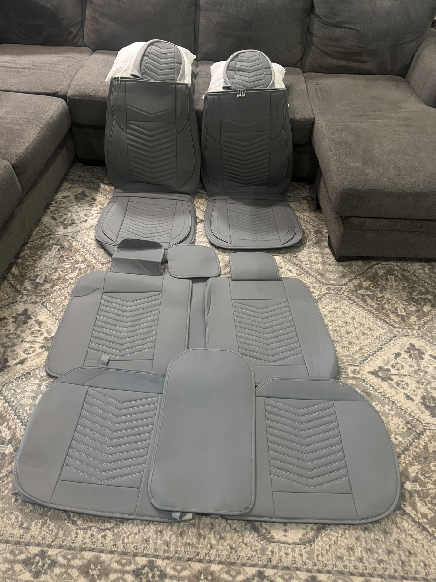 New Full Set Car Seat Covers For Trucks/suvs/sedans(universal)