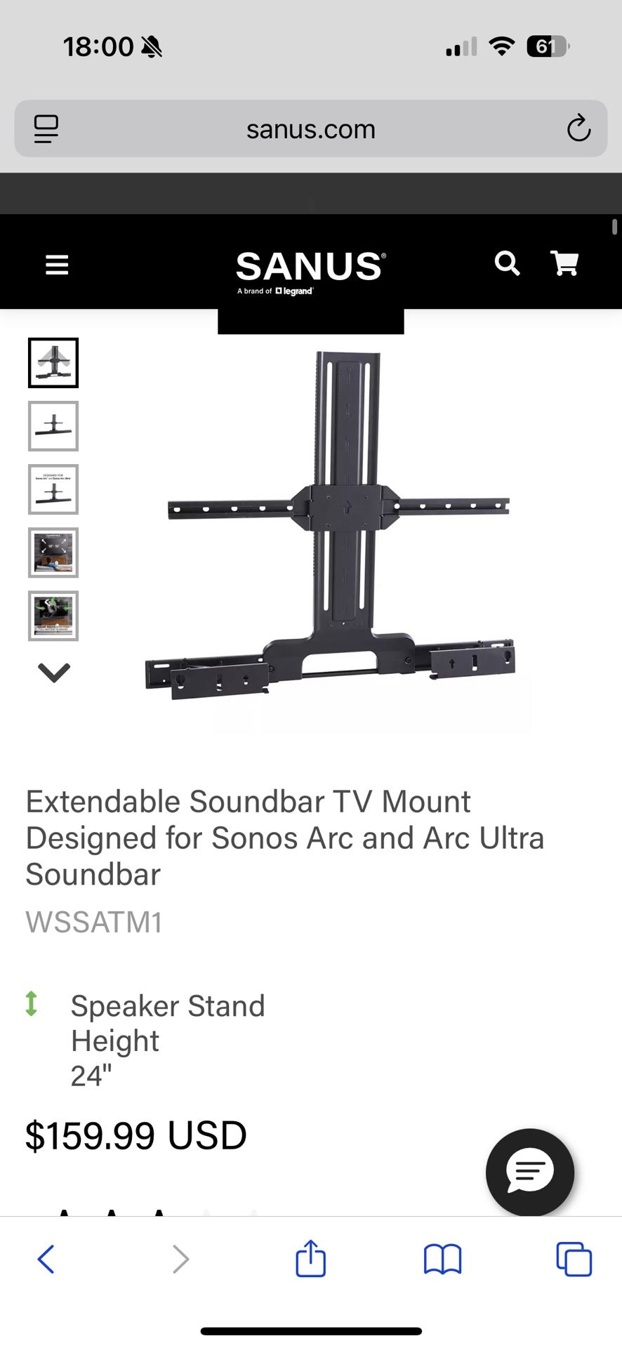 Sonos Arc Tv Mount