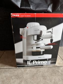 Krups IL Primo 4-Cup Espresso Cappuccino Maker 972 Made In Switzerland , 120V