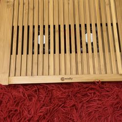 macally ecofan bamboo laptop stand with fan by Mac