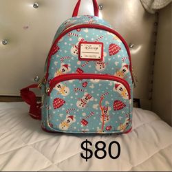 LoungeFly Mickey Christmas Backpack
