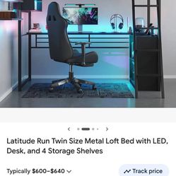 Full Gaming Loft Bed 