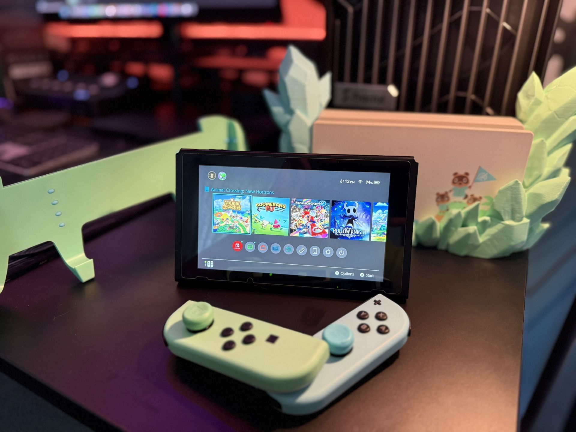 Animal crossing Limited Edition Switch W/ Accessories
