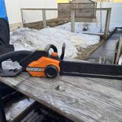 WORX Electric Chainsaw 18”