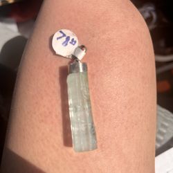 Real Aqua Marine Stone Pendant 