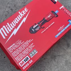 Milwaukee M18 18-Volt Lithium-Ion Brushless Cordless FORCE LOGIC Pro Press ProPress Tool Kit w/ 1/2 in. - 2 in. Jaw Kit ( 6x Jaws )  $2599  New