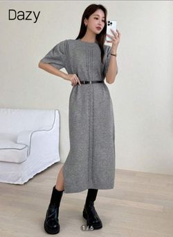 Vestido tela calientita