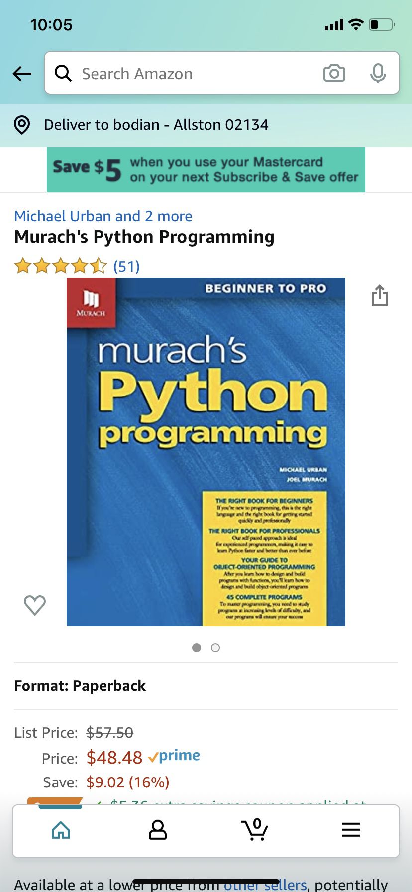 Murach’s python programming