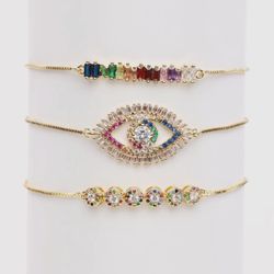 evil eye bracelet set