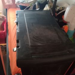 Three Plastic Truck Tool Boxes