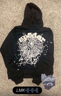Black web Og Sp5der hoodie