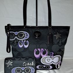 Coach Bag And Wallet Set 