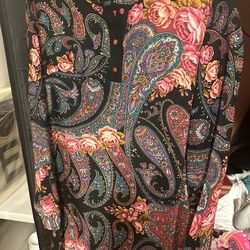 Pavlo-posad original scarf made into a dress