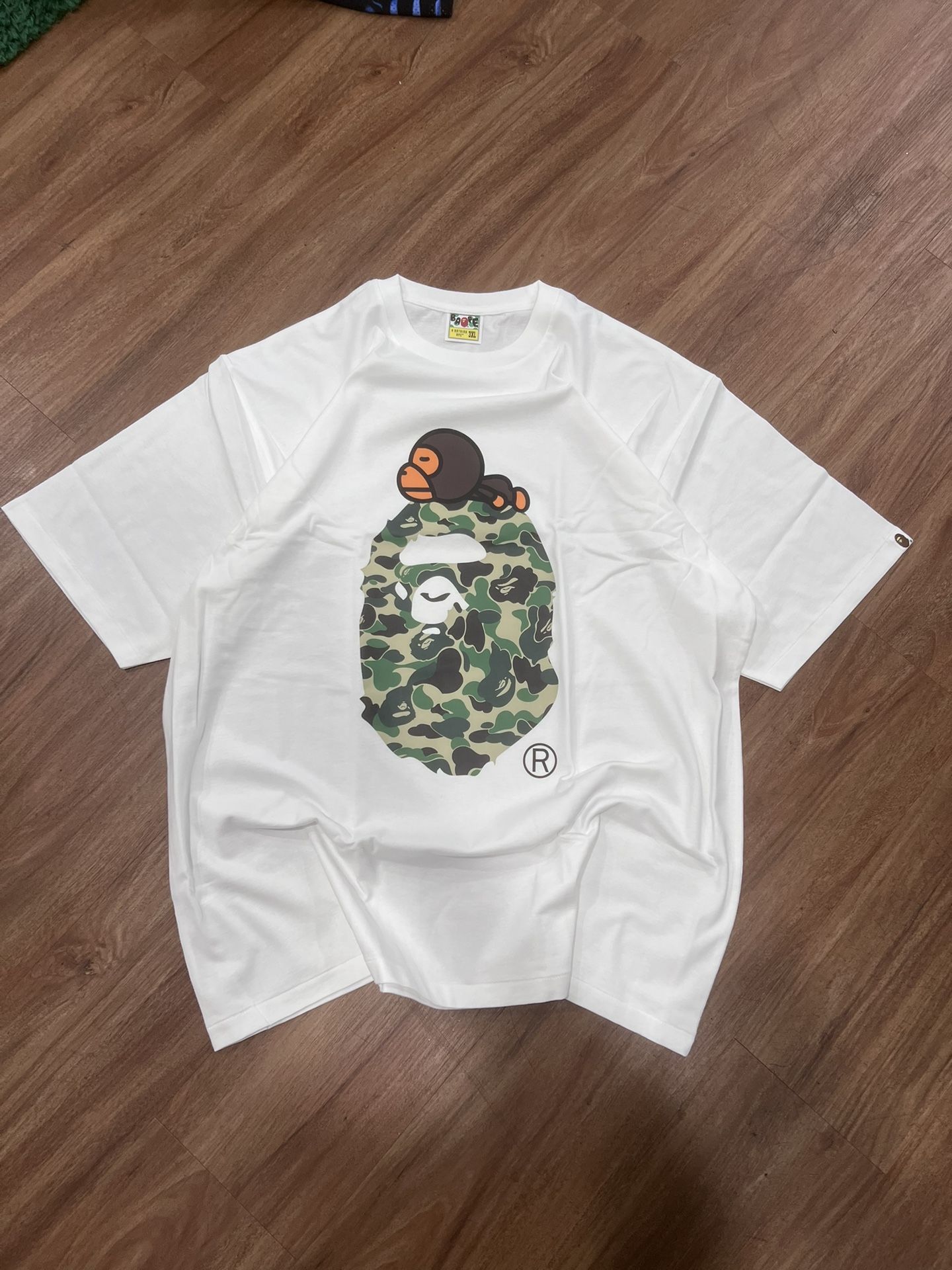 BAPE Baby Milo Camo Ape Head Tee (Size 3XL)