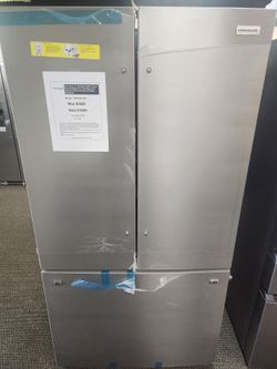 36 in 29 cu. ft. Standard Depth French Door Refrigerator in Smudge-Proof Stainless Steel with Internal Water Dispenser