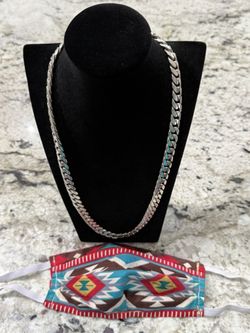 Hand Made .999 Fine Silver Cuban Link Chain