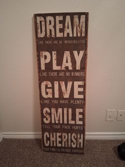 Inspirational poster board