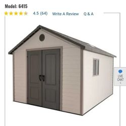 LIFETIME 11 FT. X 13.5 FT. OUTDOOR STORAGE SHED $2,500