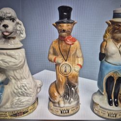 Jim Beam Decanters Liquor Bottles