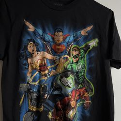 Justice League DC Comics Black T-Shirt