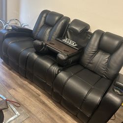 Black Recliners 
