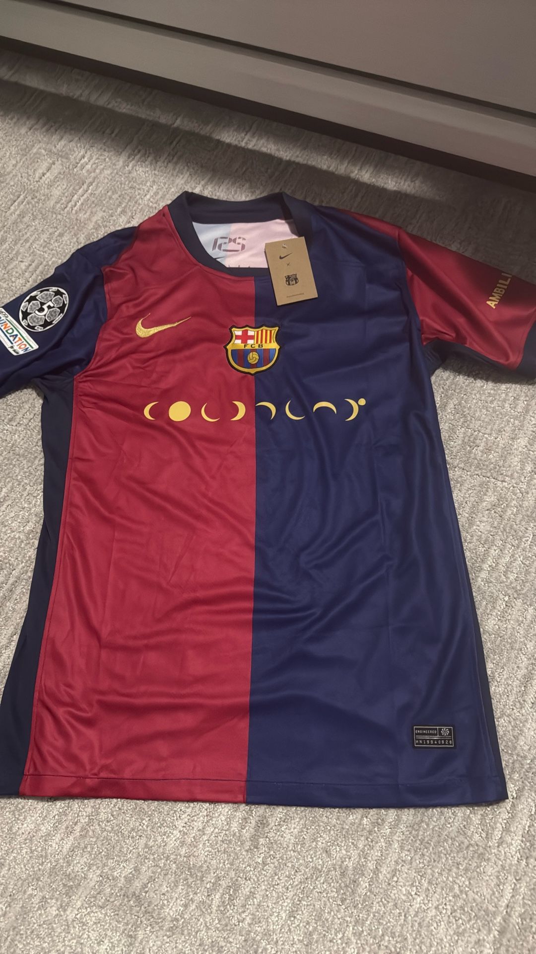 men’s lamine yamal barcelona jersey