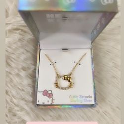 Hello Kitty Sterling Silver Necklace 