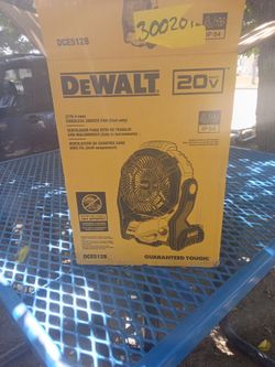 DeWalt fan 20 v max