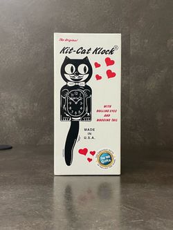 Vintage Kit-Cat Klock w/Rolling Eyes & Wagging Tail - NEW IN BOX