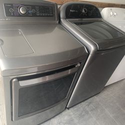 Whirlpool Cabrio Platinum Washer/Lg High-Efficiency Dryer