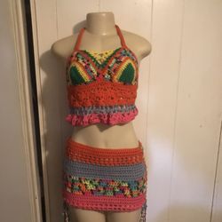 Crocheted By Me Tops And Skirts