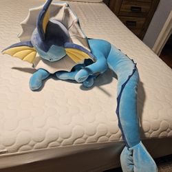 Sleeping Vaporeon pokemon plush
