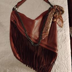 Brown Leather Purse $70