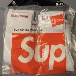 Supreme White Socks