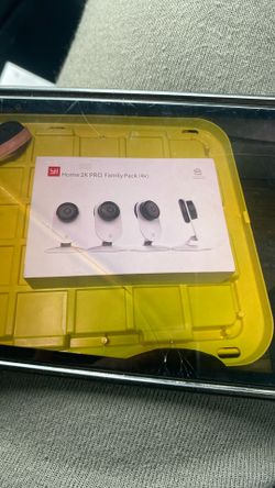 Security cameras in door and outdoor and you can also use it with your phone for notifications