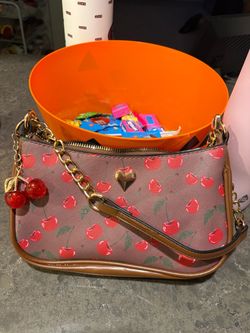 Cherry Print Shoulder Bag