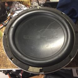 Eclipse B7121.4 12” Single 4 Ohm Subwoofer