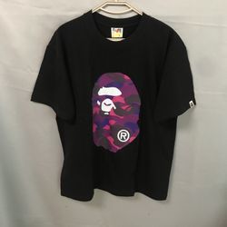 BAPE Color Camo Big Ape Head T-shirt
Black/Purple